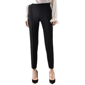 Boutique Moschino StraightLeg Minimalist Pants Women black Trousers